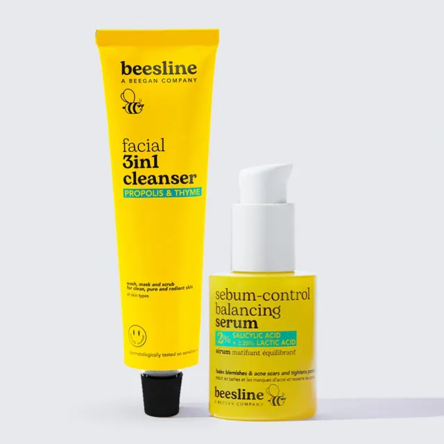 Beesline Clear Skin Duo 3-in-1 Cleanser Serum gezichtsset